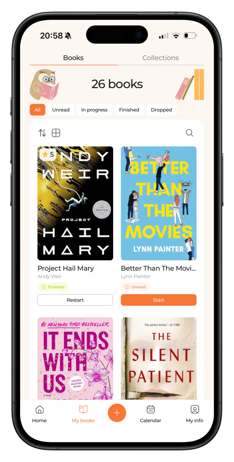 LibRoom app: Stunning Cover Grid