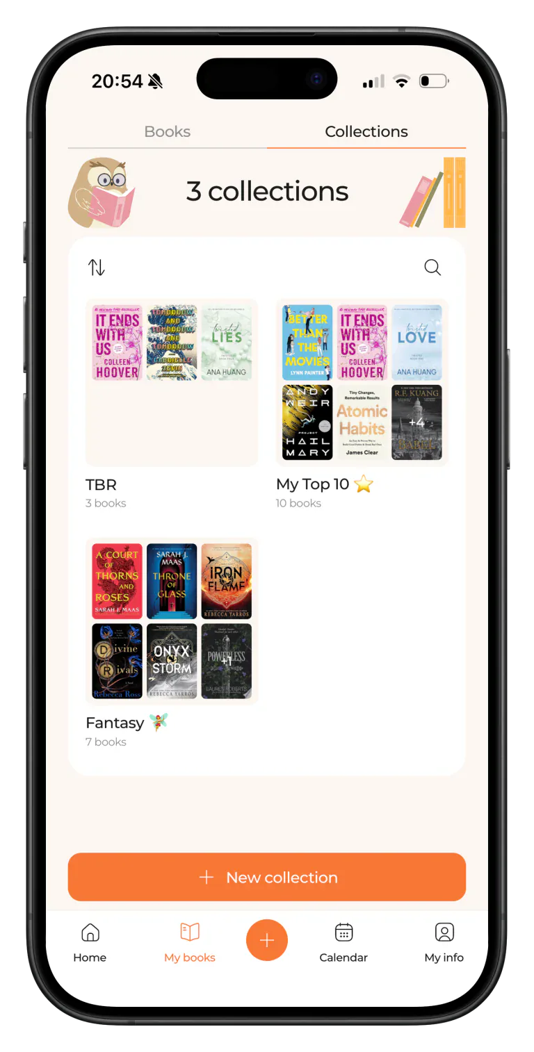 LibRoom app: Custom Book Collections